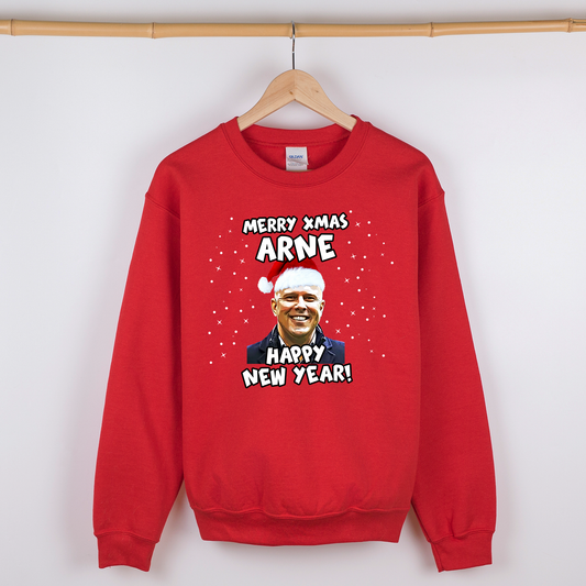 Merry Christmas Arne Happy New Year - Slot Christmas Sweatshirt Sweater