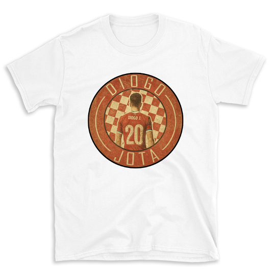 Diogo Jota Vintage Style Tribute T-Shirt