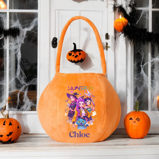 Halloween Hunter Personalised Pumpkin - trick or treat bag / holder
