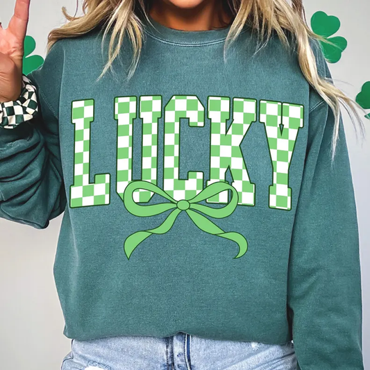LUCKY St Patrick's Day Sweatshirt - st paddys day