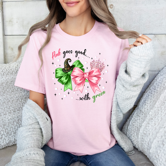 Pink Goes Good With Green T-Shirt
