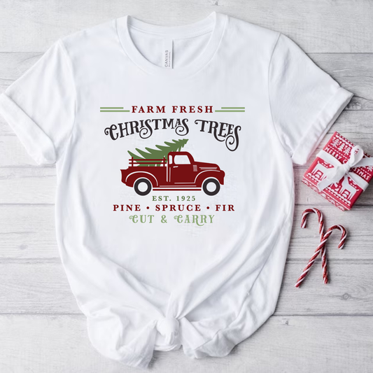 Farm Fresh Christmas Trees Christmas T-Shirt