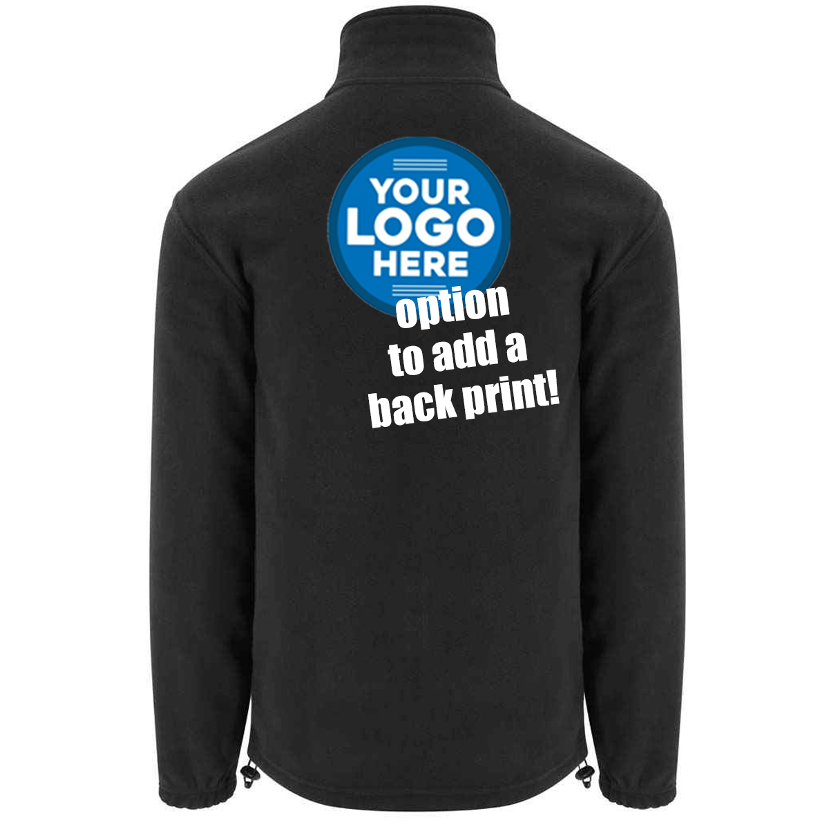 Custom Your Logo - Work Wear Zipped Fleece Jacket