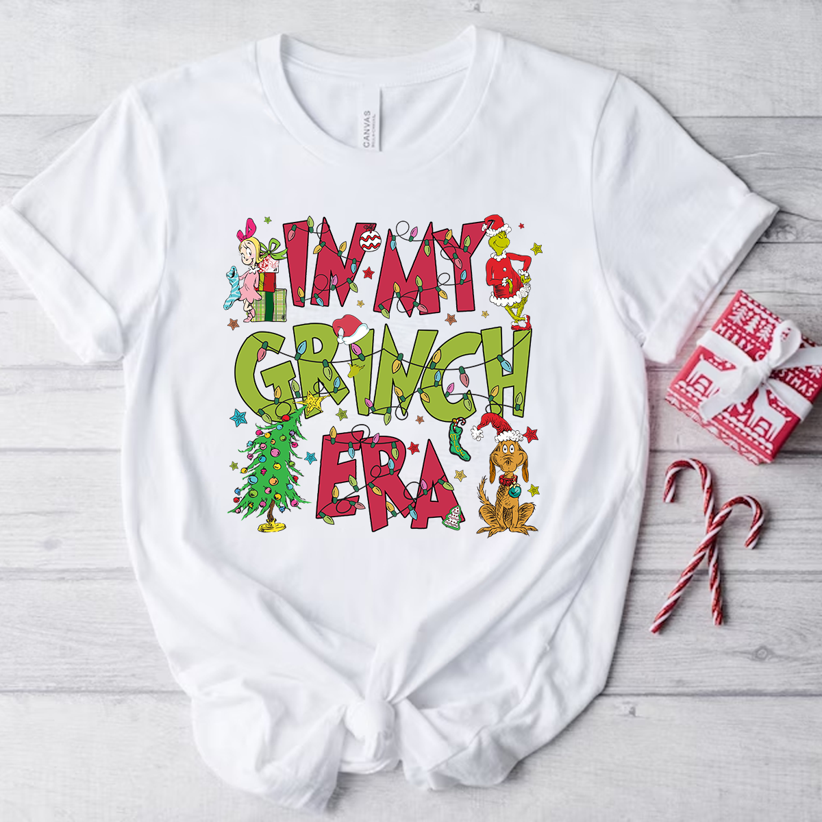 In My Grinch Era Festive Christmas T-Shirt