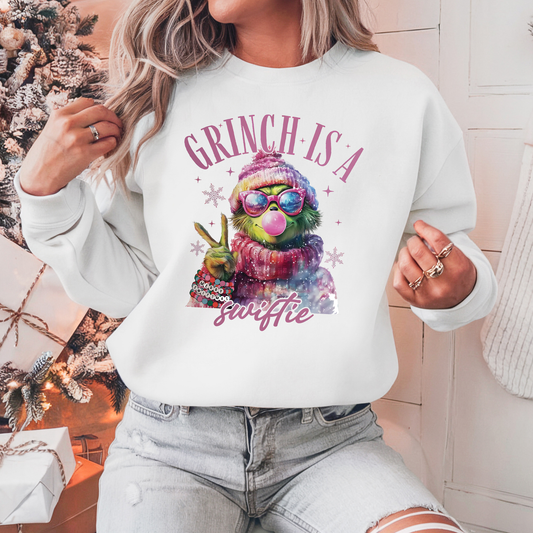 Grinch is a Swiftie - Christmas Jumper Sweatshirt