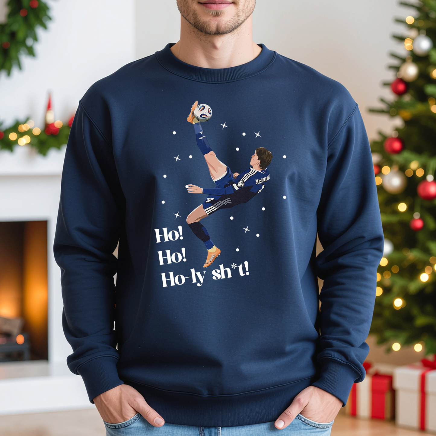 Ho Ho Holy Shit - Scotland McTominay Christmas Jumper Sweatshirt