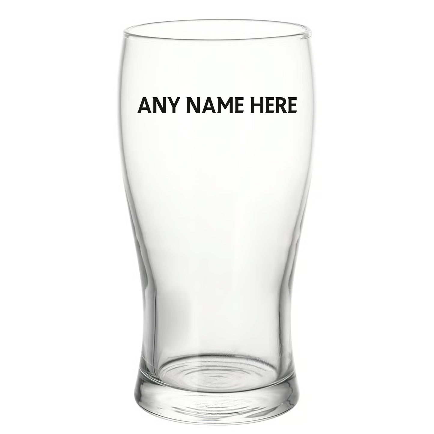 Gunners Arsenal Guinness Style Pint Beer Glass - Personalised