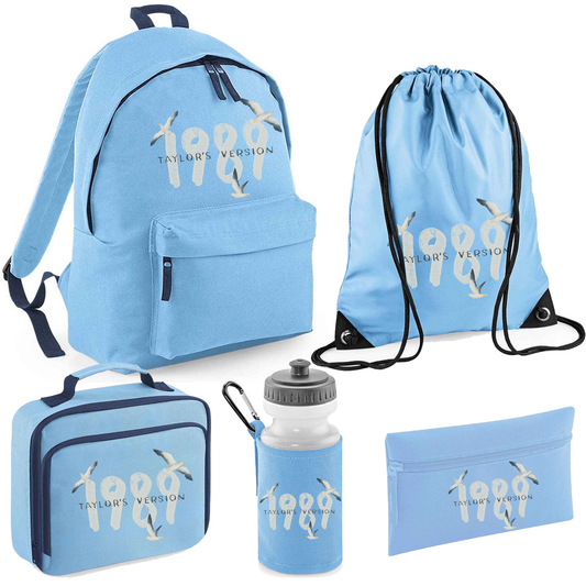 Taylor's Version - 1989 Back to School, Backpack Set, personalisation optional (PENCIL CASES ARE CURRENTLY OUT OF STOCK)
