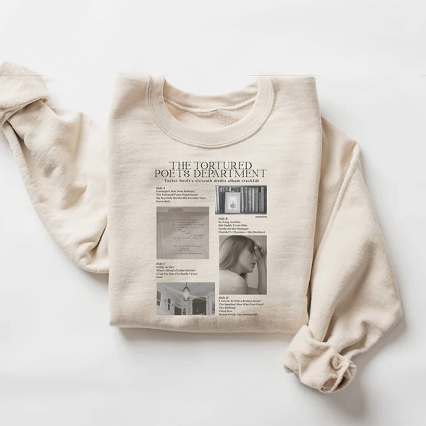 The Tortured Poet Dept Graphic Crewneck Sweatshirt