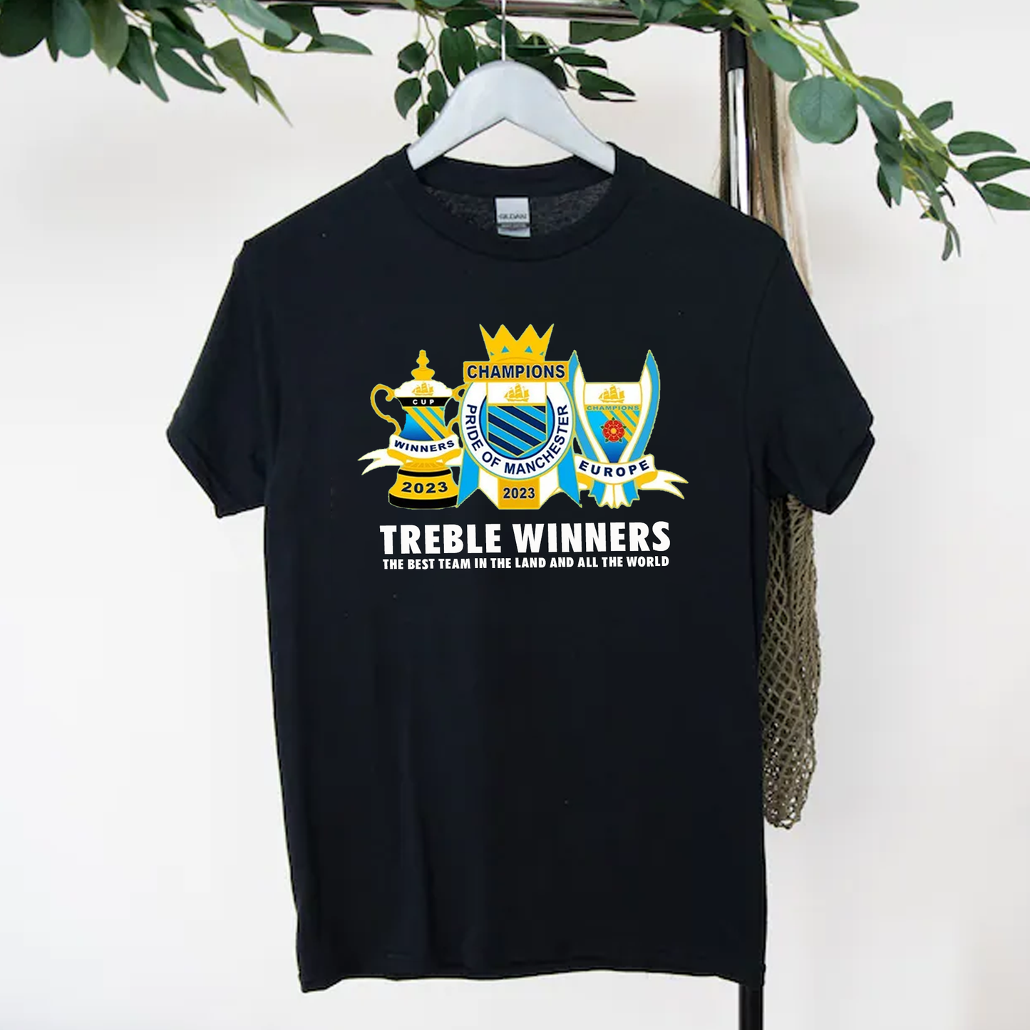 Man City Treble Winners 22-23 - Kids & Adult Sizes
