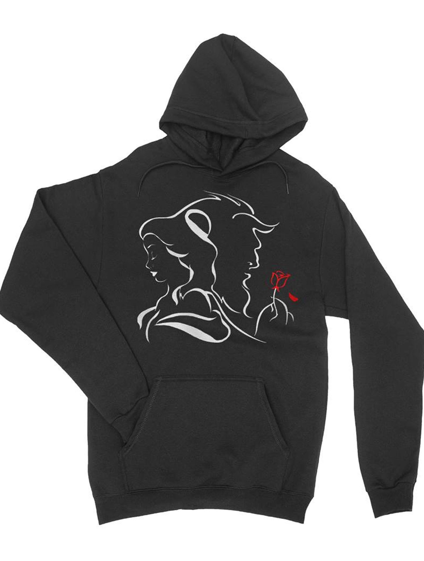 Beauty and the Beast Black Hoodie