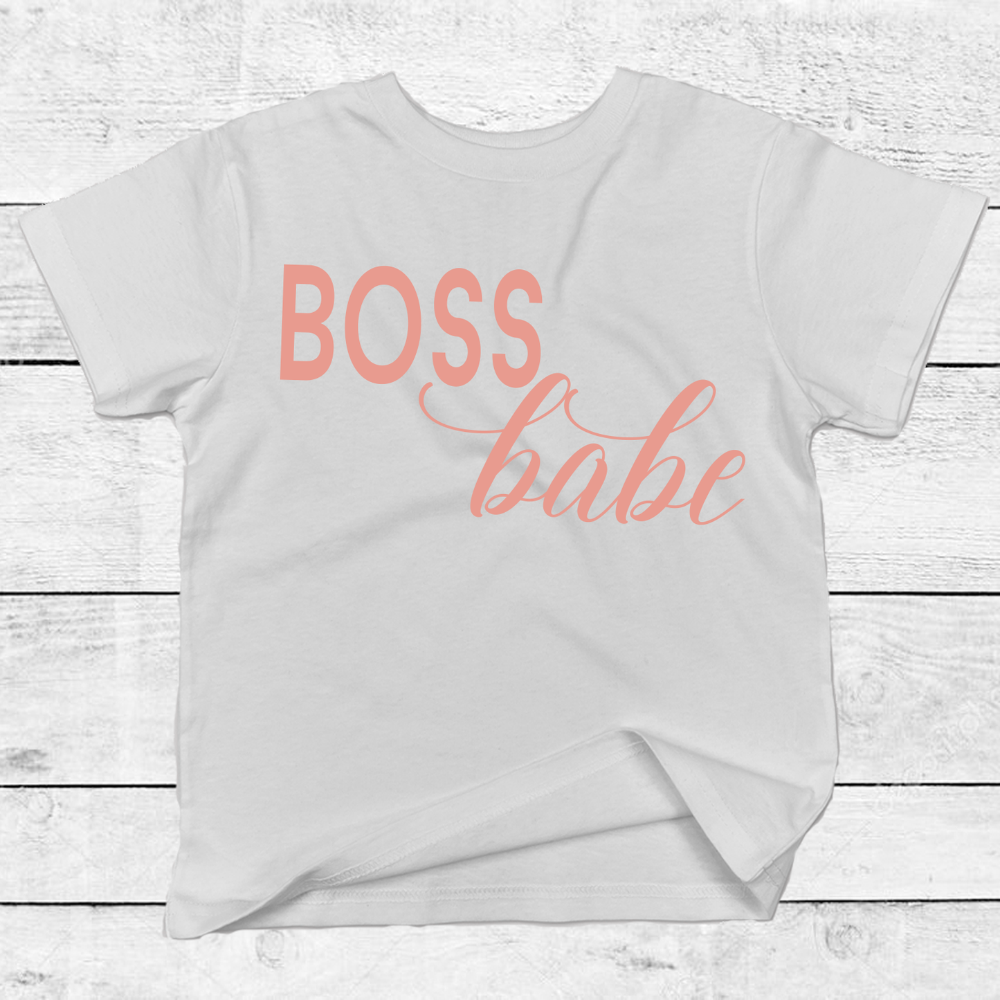 Boss Babe white T-Shirt   Top baby, toddler and kids sizes