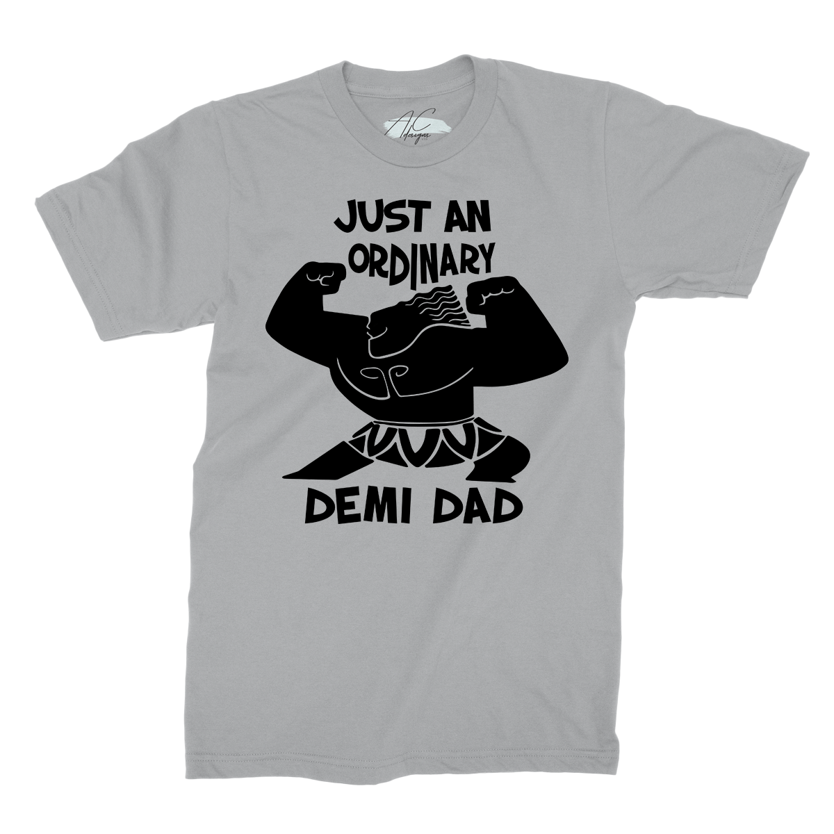 Just an ordinary Demi DAD - Grey t-shirt