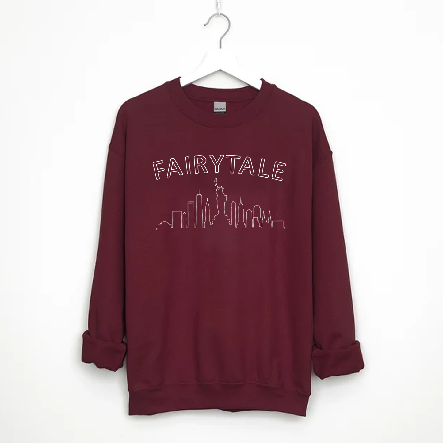 Fairytale New York Syline Christmas Jumper Sweater