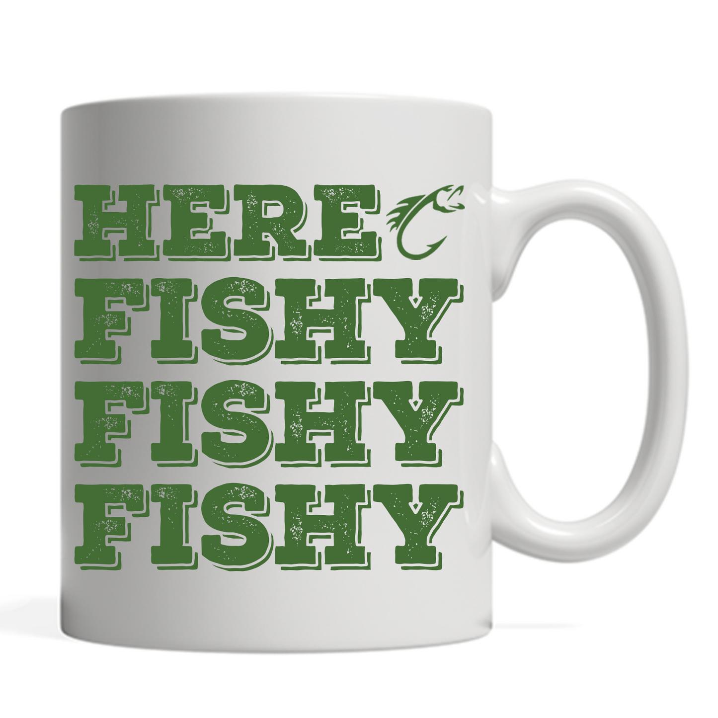 Here Fishy Fishy Fishy- funny coffee/tea Mug.