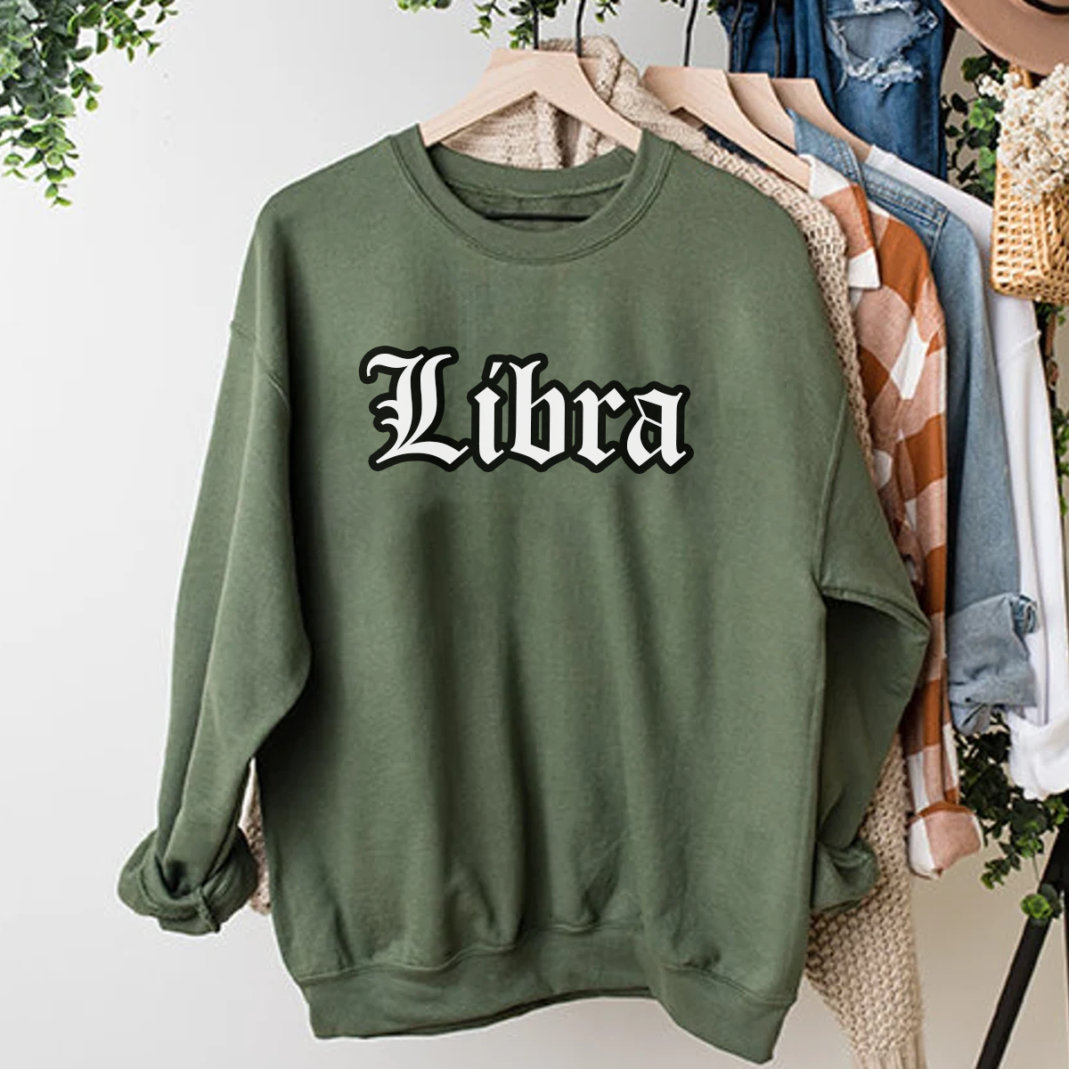 Khaki Star Sign Sweatshirt