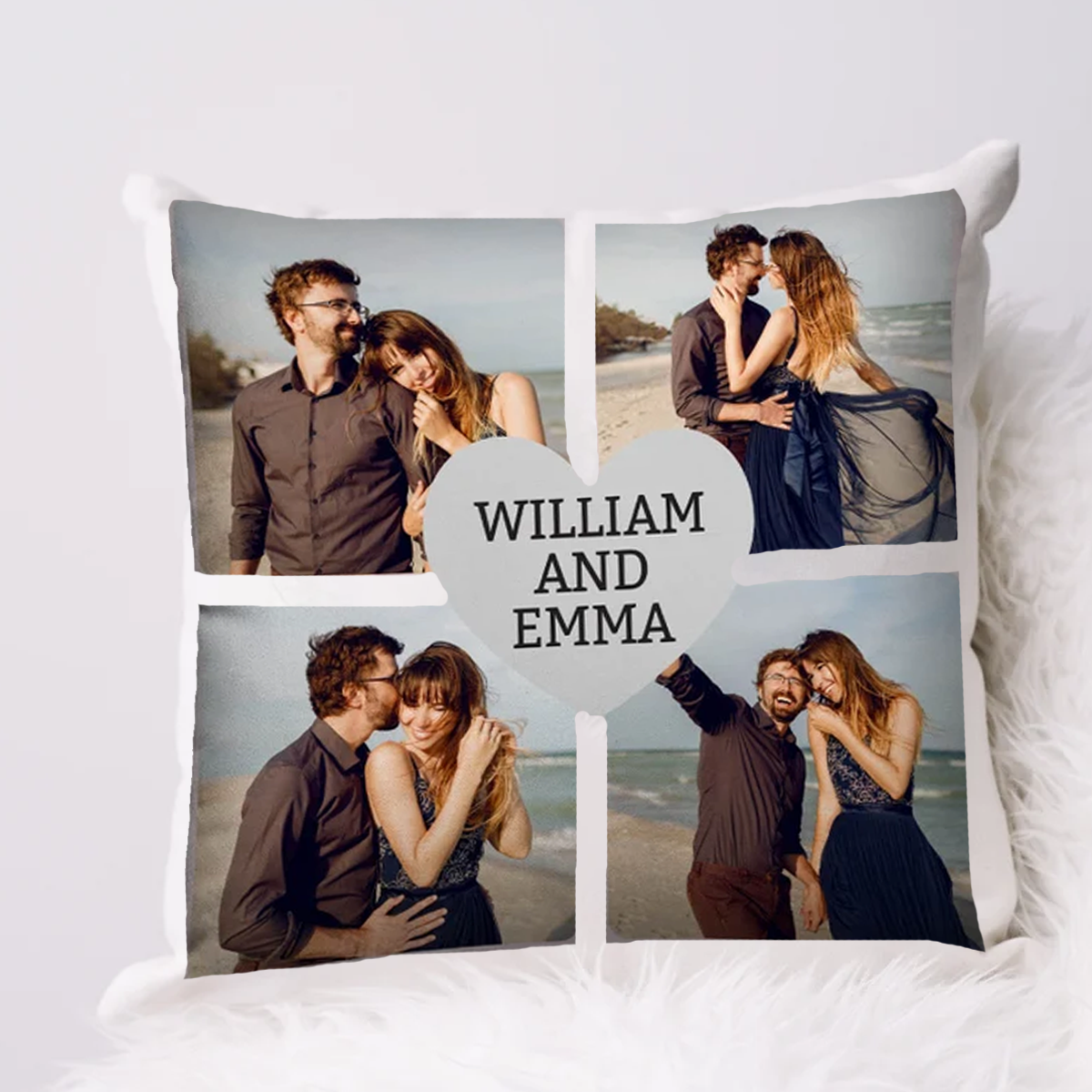 Personalised Photo Valentines Cushion