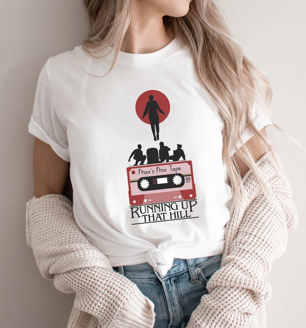 Running up that hill... Mad Max White T-Shirt