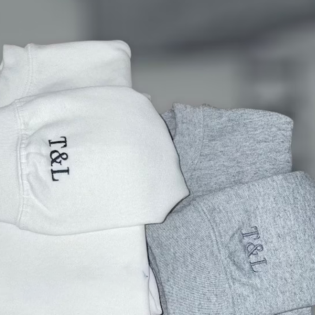 Personalised Printed Anniversary Date Hoodie in Roman Numbers - couples gift