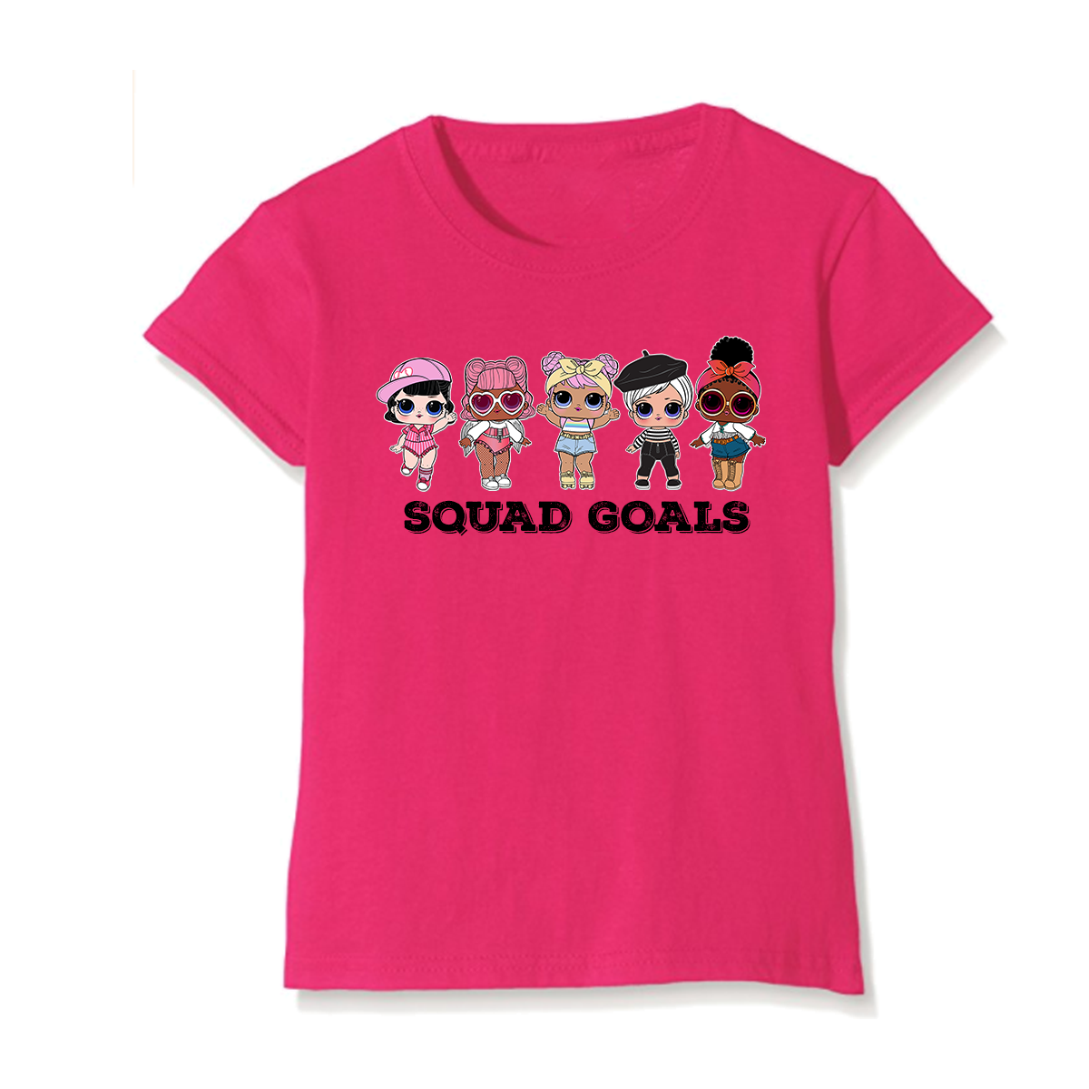 Squad Goals Surprise Doll Design T-Shirt Top
