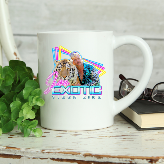 Joe Exotic Retro Tiger King funny coffee/tea Mug.