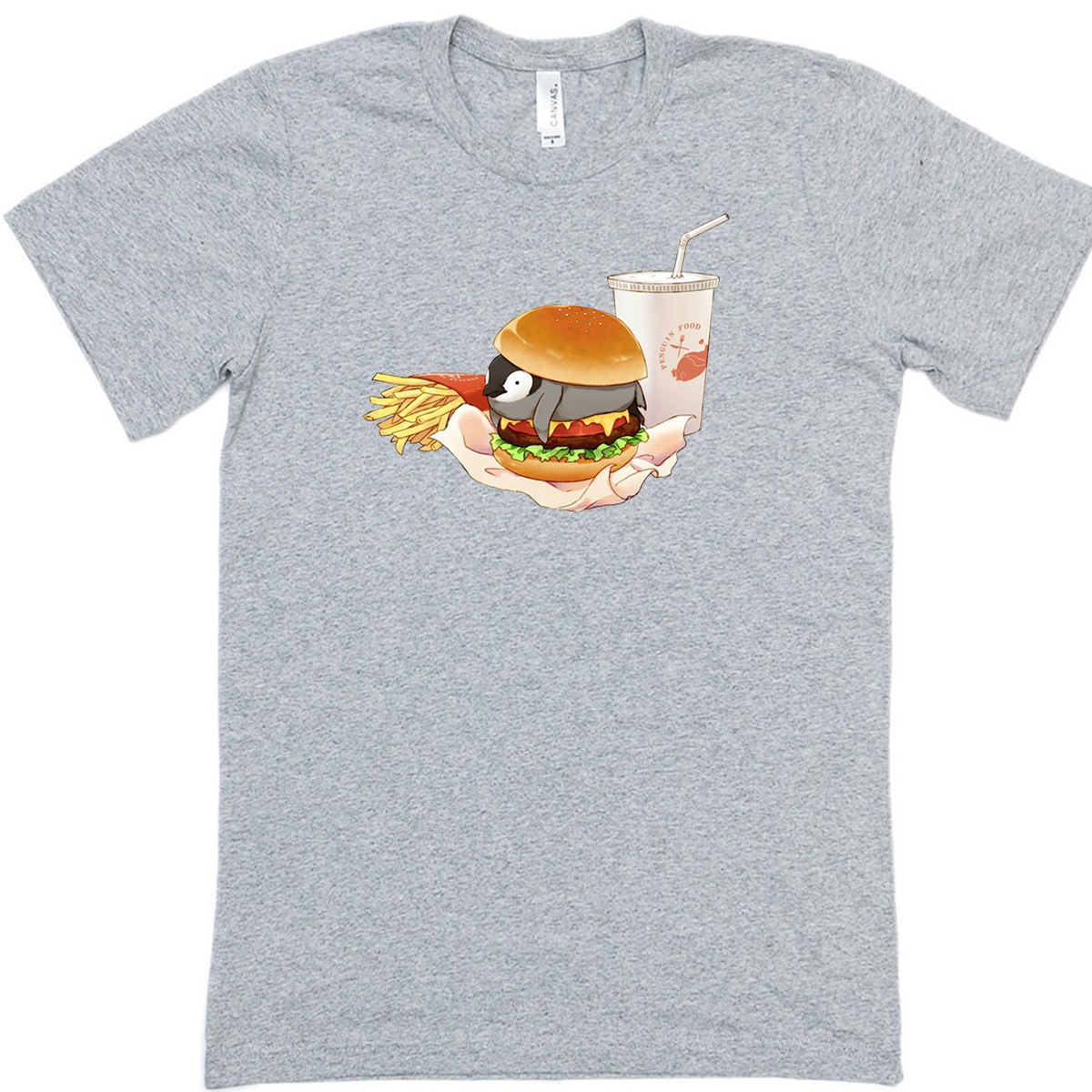 Vegan Graphic grey t-shirt