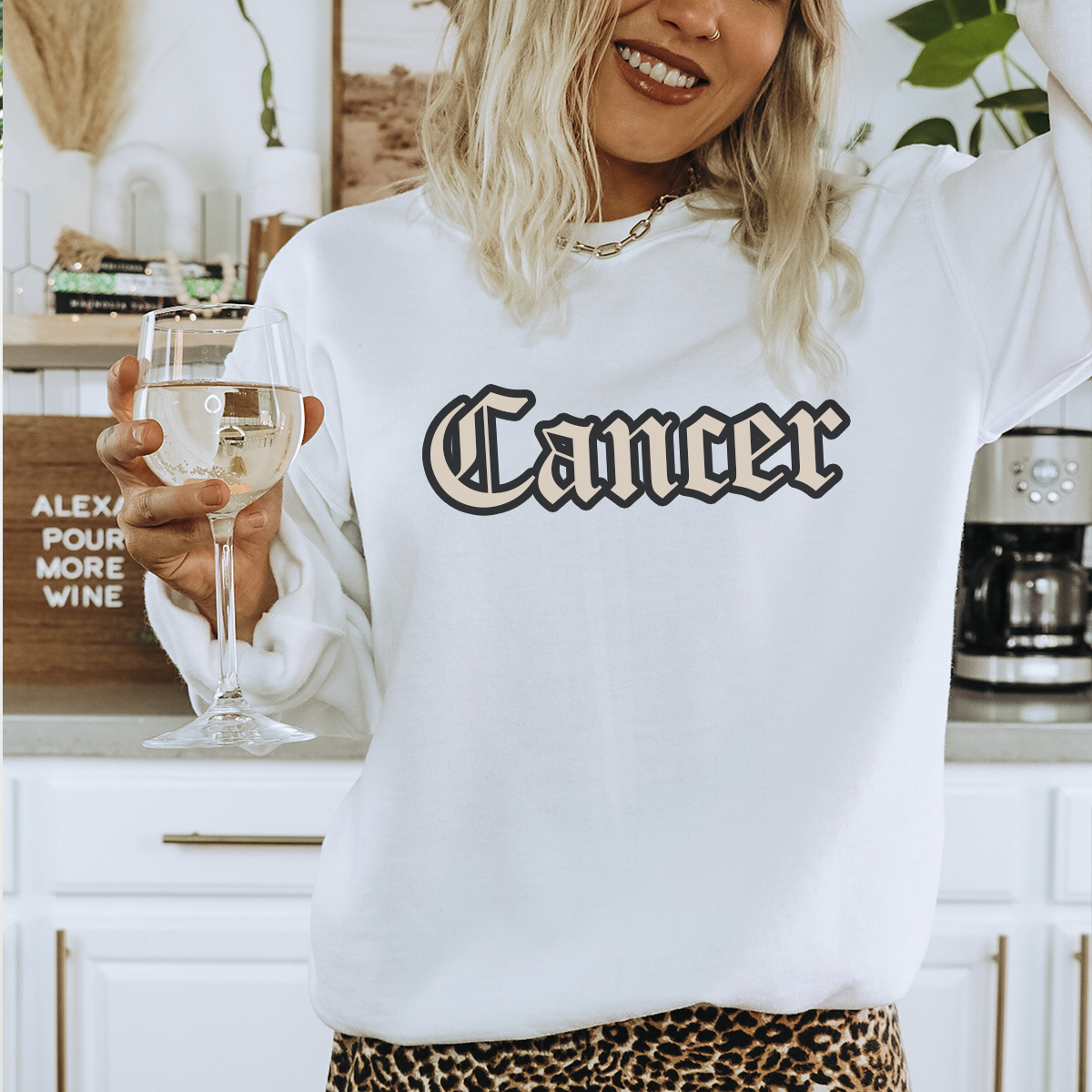 White Star Sign Sweatshirt