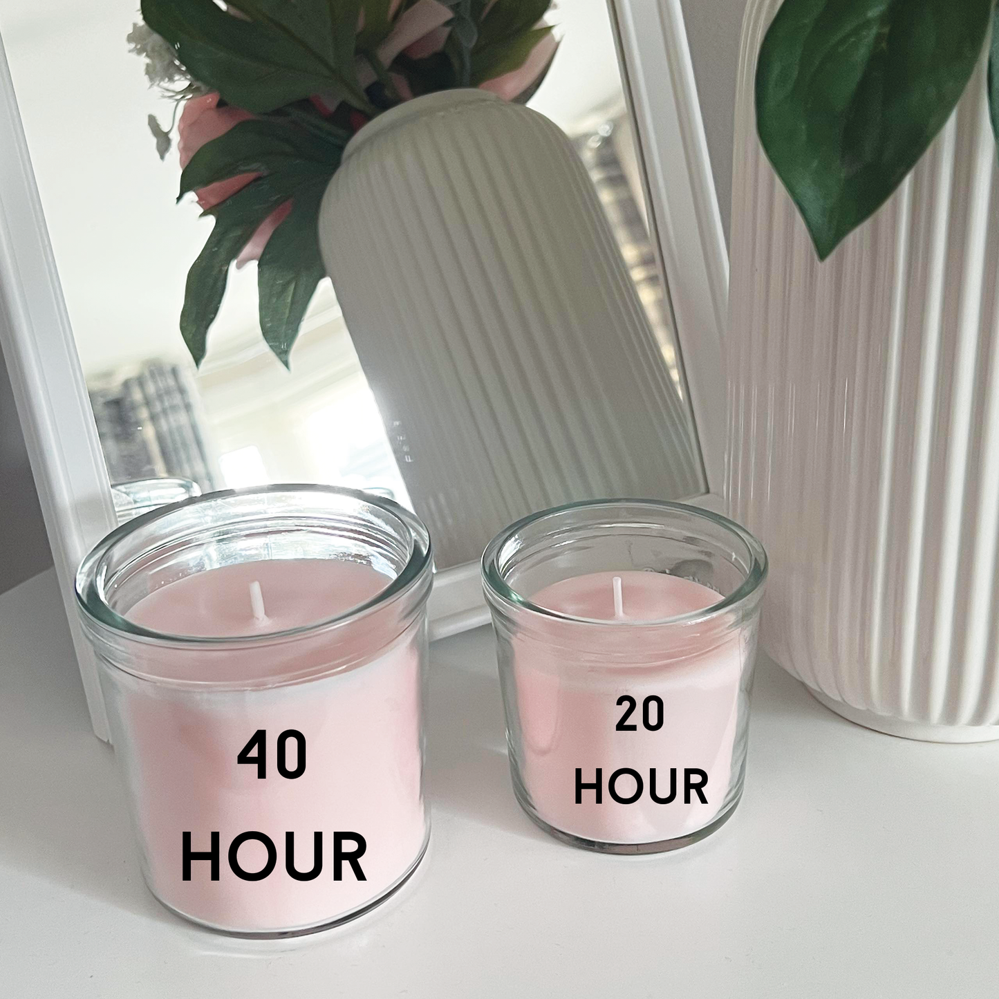 Personalised Mum's Last Nerve Candle - gift idea! Pink - Jasmine & Lily Scented