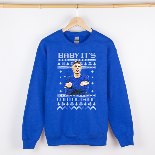 Baby It's Cold Outside Palmer - Christmas Sweatshirt Sweater