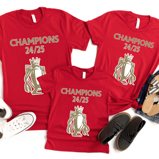 Champions 2024-2025 Trophy T-Shirt