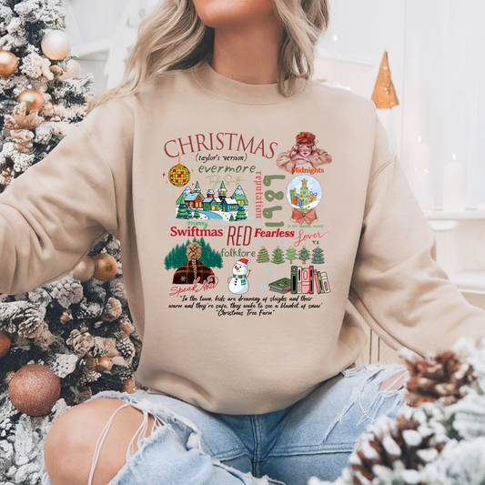 Christmas Taylor's Version Jumper Sweatshirt Sweater