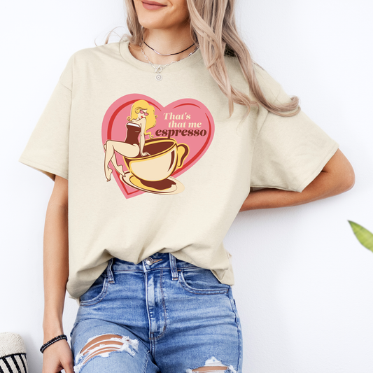 Sabrina That's That Me, Espresso T-Shirt