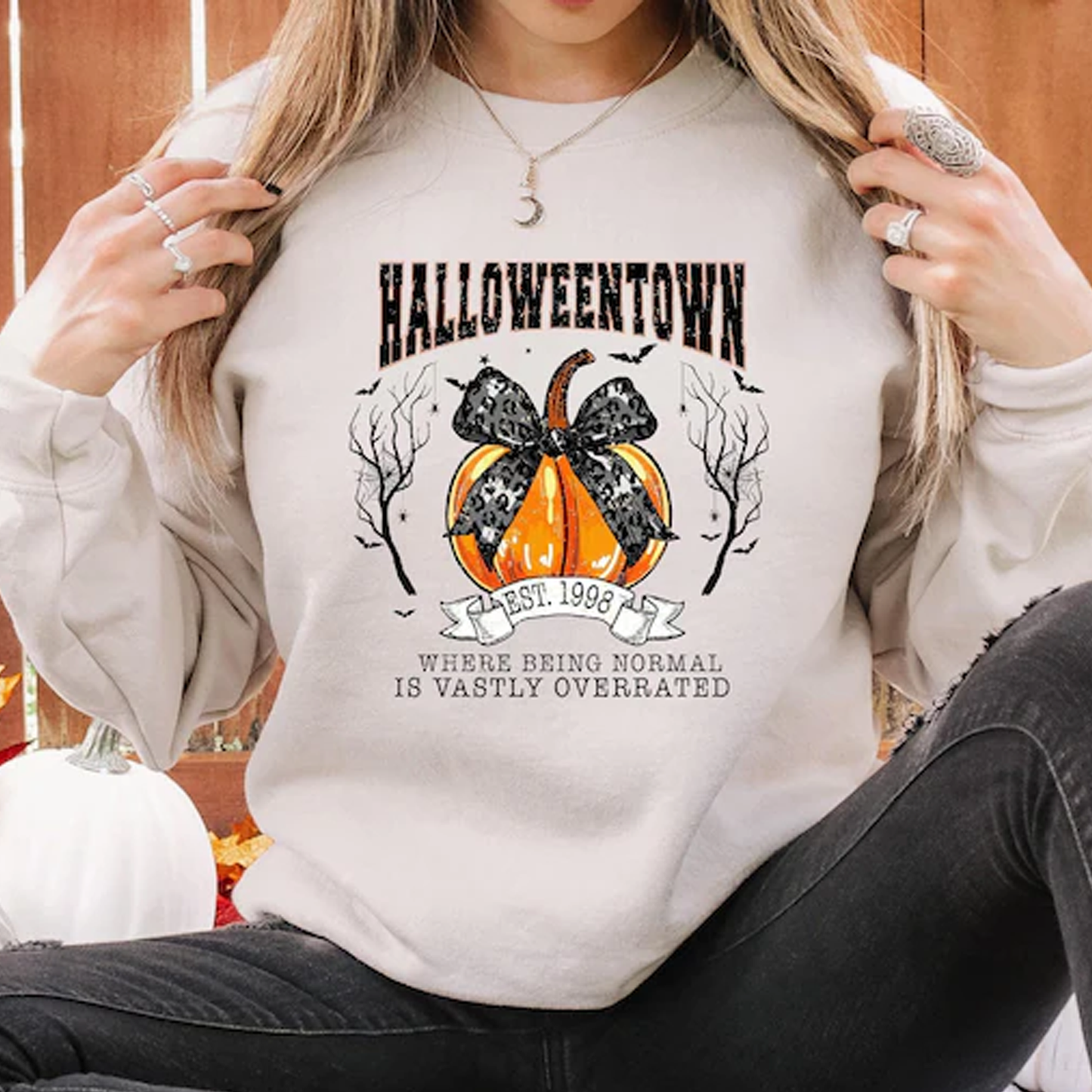 Halloween Town Crewneck Sweatshirt