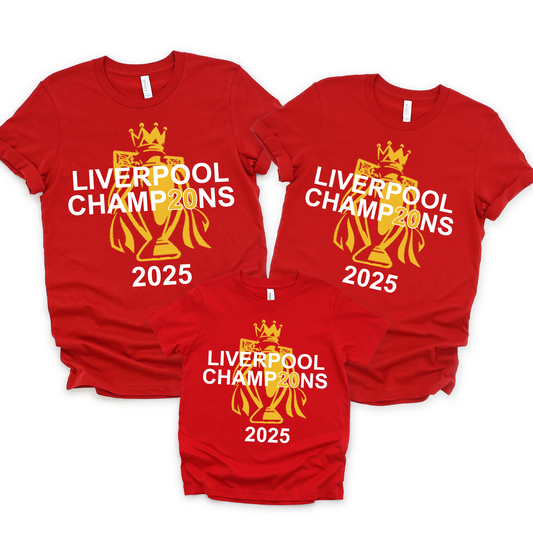 Liverpool English League Champions 2024-2025 CHAMP20NS!