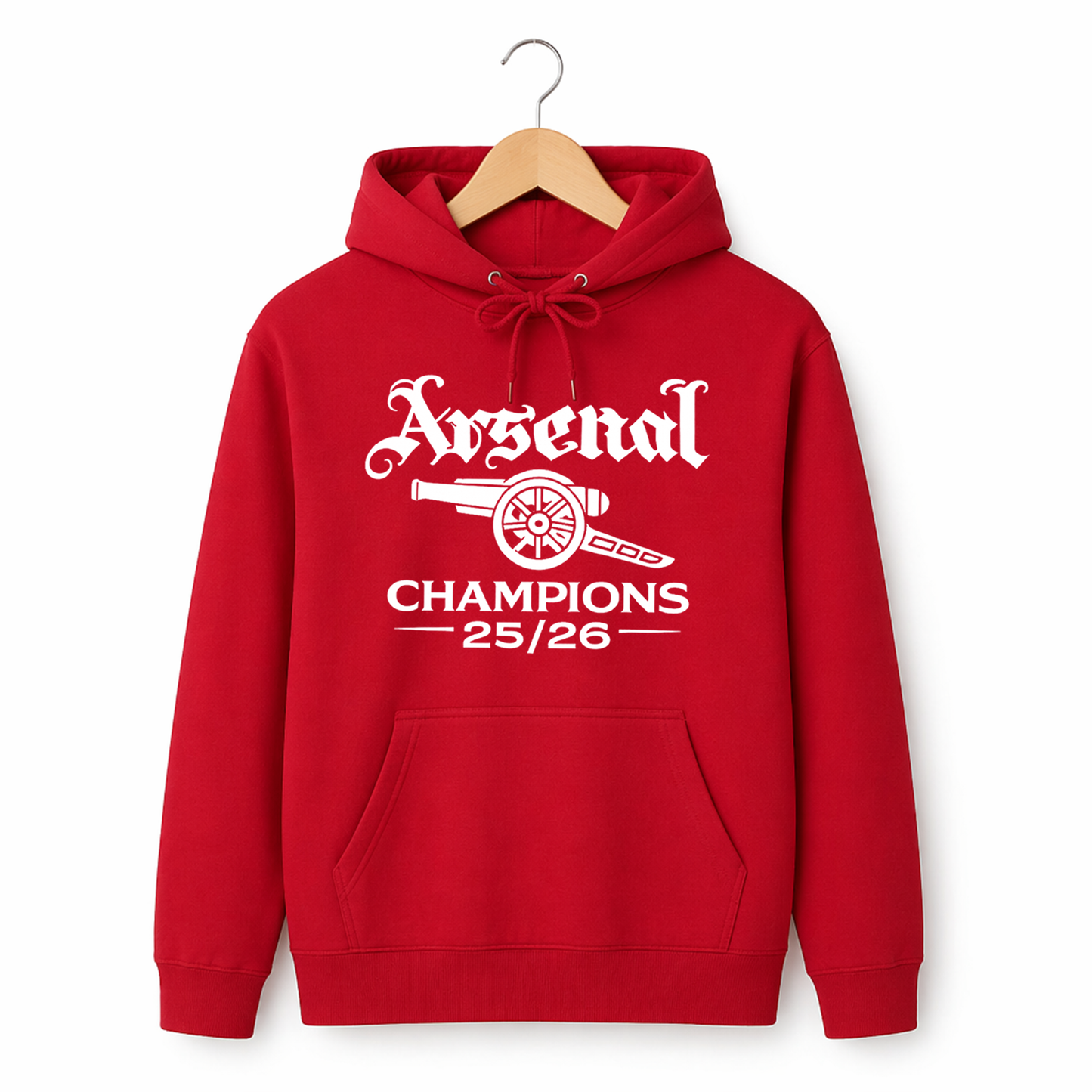 Arsenal - Champions 25/26 Red Hoodie