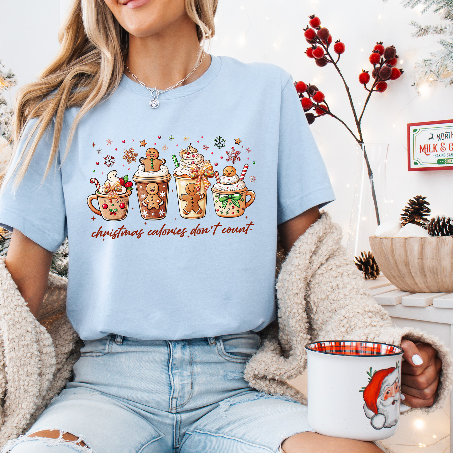 Christmas Calories Don't Count T-Shirt