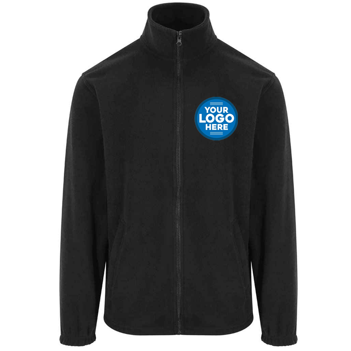 Custom Your Logo - Work Wear Zipped Fleece Jacket