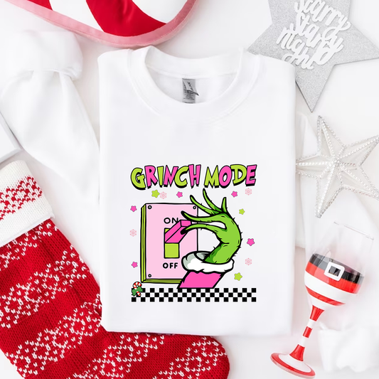 Grinch Mode - ON Design Christmas Jumper Sweater