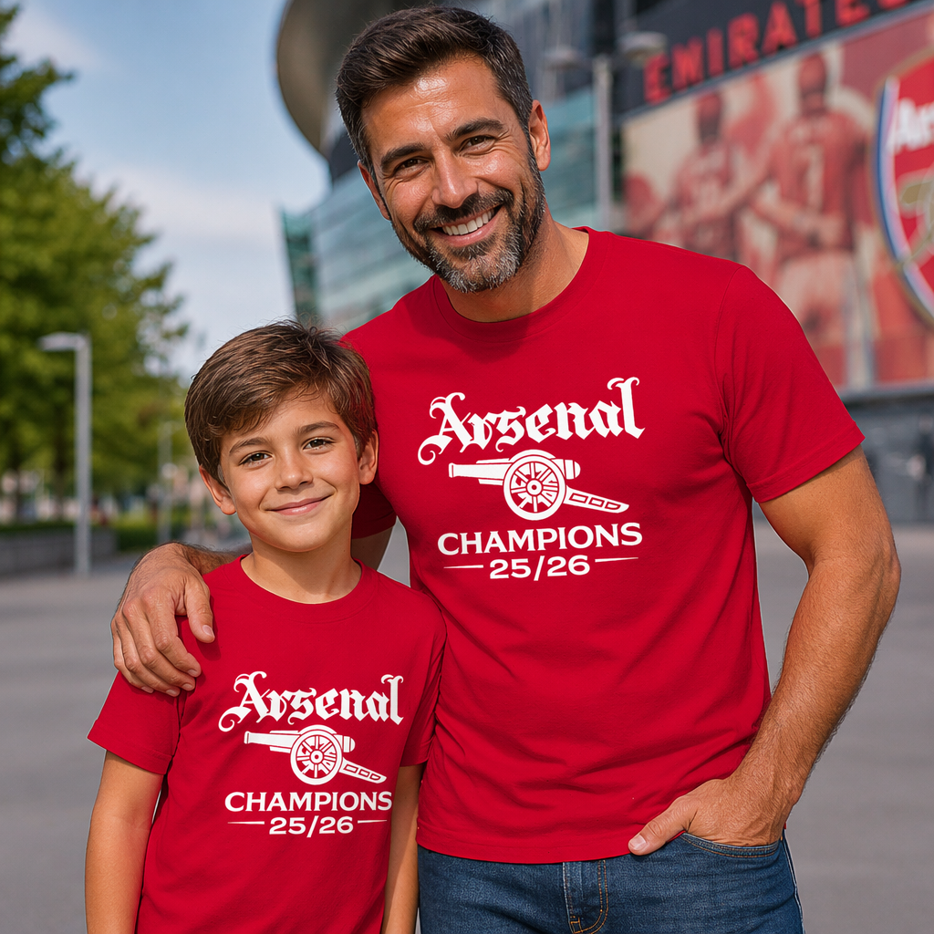 Arsenal Champions 25-26 T-Shirt