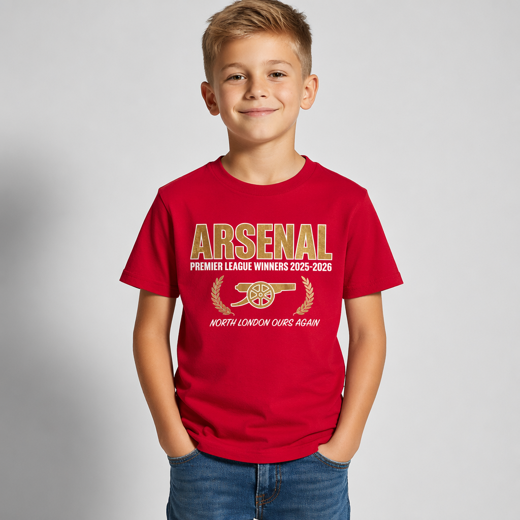 Arsenal Premier League Winners 25-26 T-Shirt
