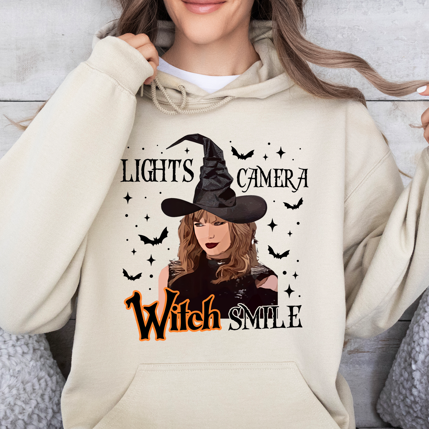 Lights Camera Witch SMILE - Hoodie