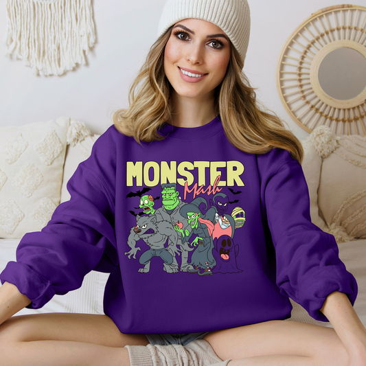 Halloween Monster Mash Retro Sweatshirt
