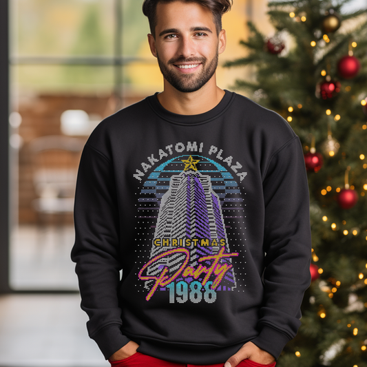 Nakatomi Plaza Design Christmas Jumper Sweater