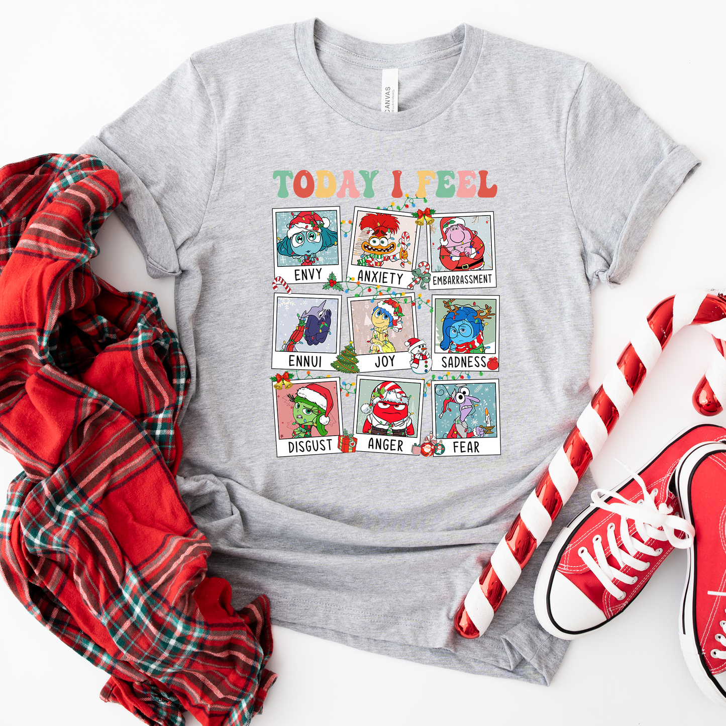 Today I Feel All The Emotions Christmas Edition T-Shirt