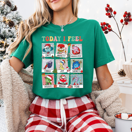 Today I Feel All The Emotions Christmas Edition T-Shirt