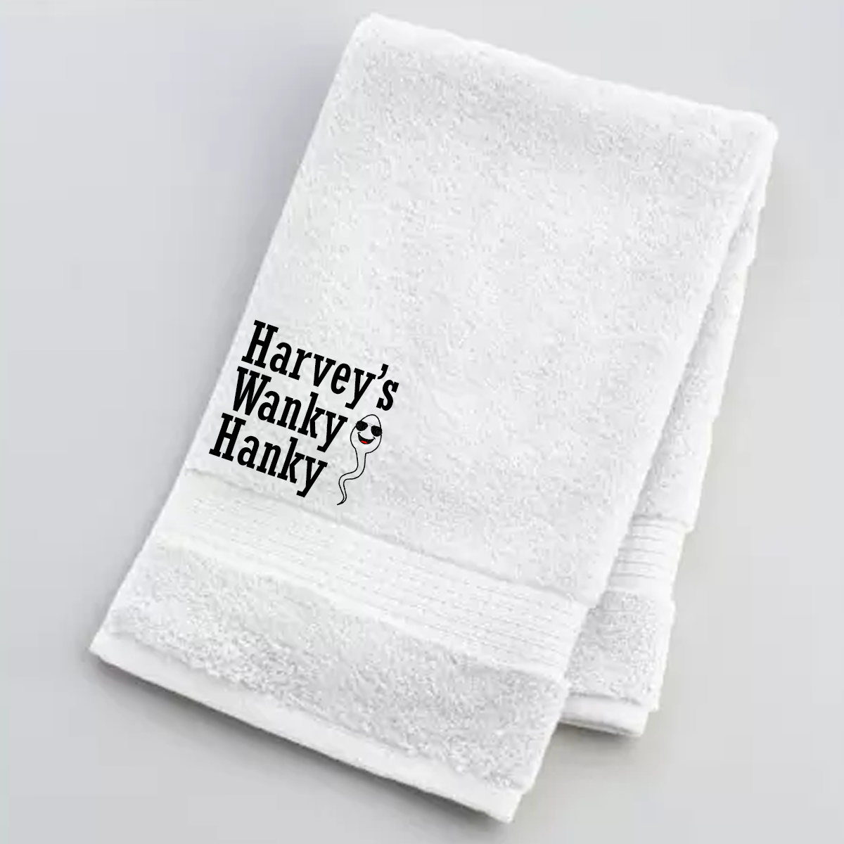 Personalised Wanky Hanky After Wipe - Funny gift idea!