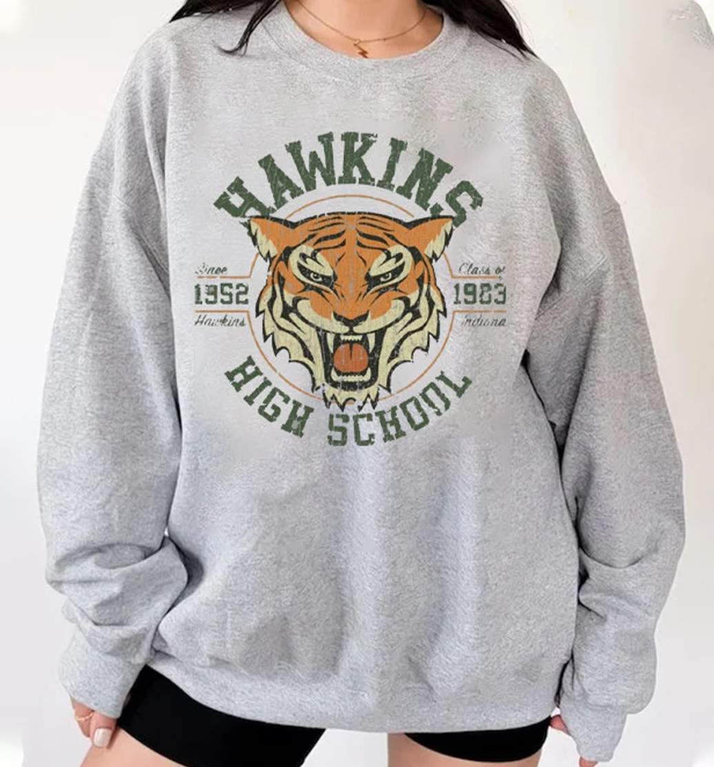 Hawkins High School Retro Logo Sweatshirt
