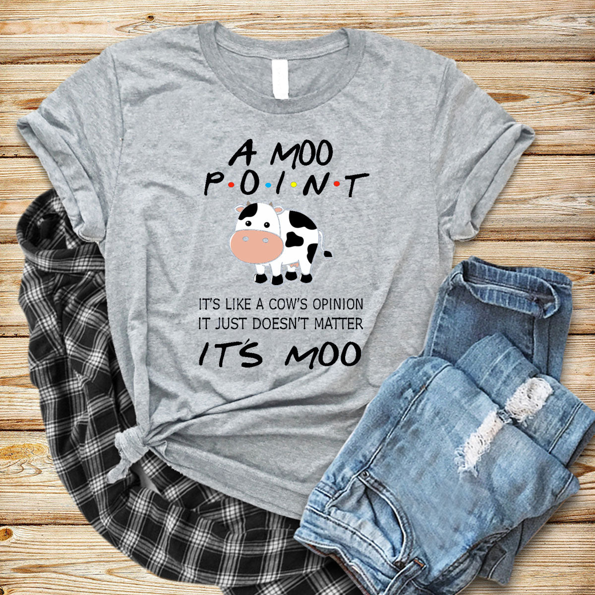 FRIENDS -  A Moo Point t-shirt