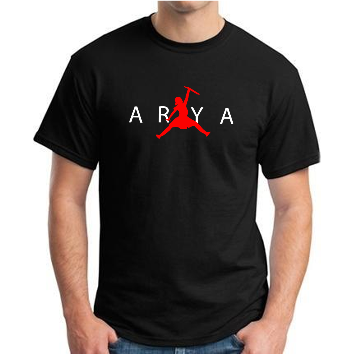 ARYA jump black t-shirt – A.C designs ltd