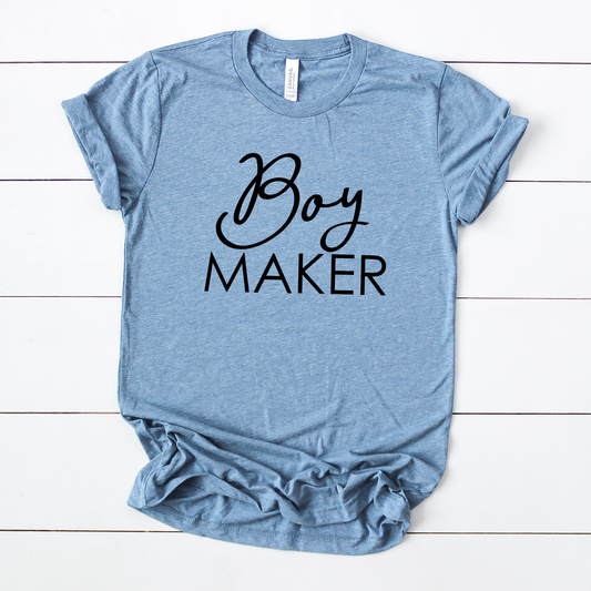 BOY Maker - Blue causal t-shirt